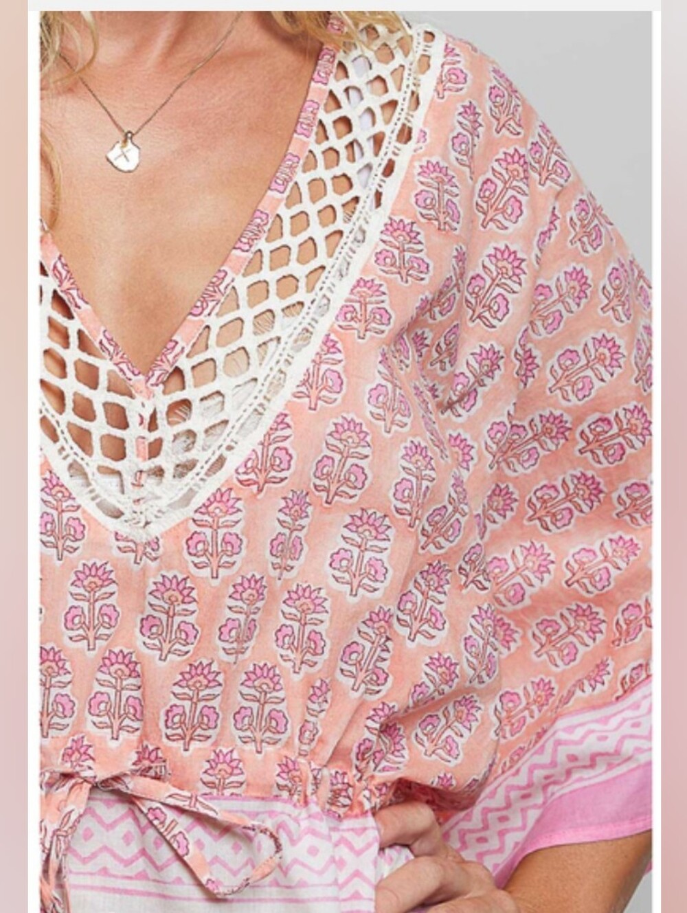 POL Cinch Waist Kimono Top NWT